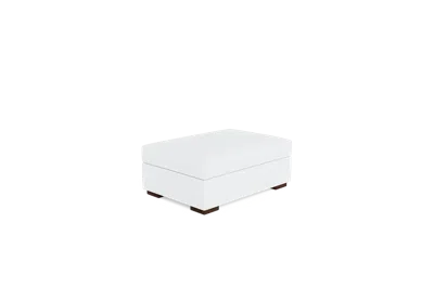 Albany Park Barton Storage Ottoman In White