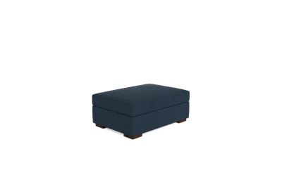 Albany Park Barton Storage Ottoman In Blue