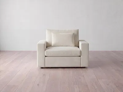 Albany Park Kova Box Armchair In White