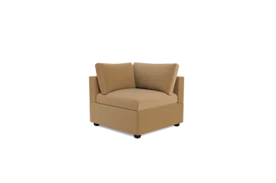 Albany Park Kova Box Cushion Corner In Yellow