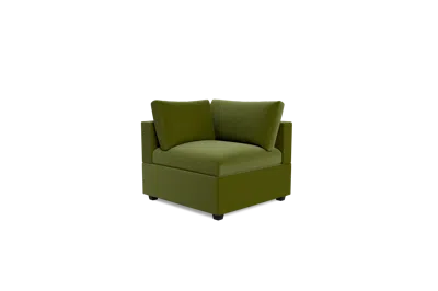 Albany Park Kova Box Cushion Corner In Green