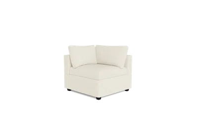 Albany Park Kova Box Cushion Corner In White