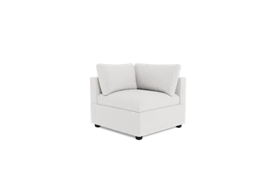 Albany Park Kova Box Cushion Corner In White