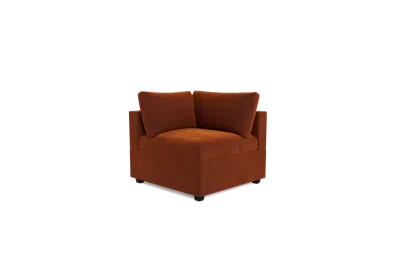 Albany Park Kova Box Cushion Corner In Brown