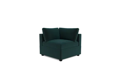 Albany Park Kova Box Cushion Corner In Blue