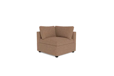 Albany Park Kova Box Cushion Corner In Brown