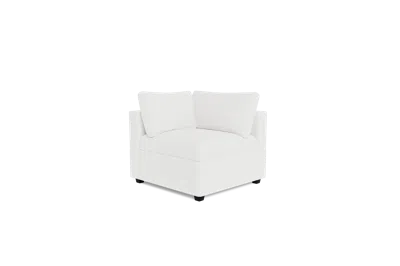 Albany Park Kova Box Cushion Corner In White