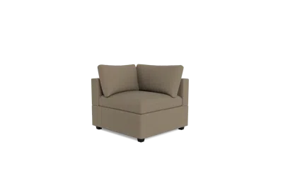 Albany Park Kova Box Cushion Corner In Brown