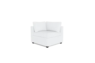 Albany Park Kova Box Cushion Corner In White