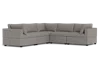 Albany Park Kova Box Cushion Corner Sectional In Gray