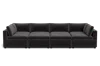 Albany Park Kova Box Cushion Grand Pit In Black