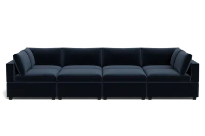 Albany Park Kova Box Cushion Grand Pit In Blue