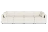 Albany Park Kova Box Cushion Grand Pit In White