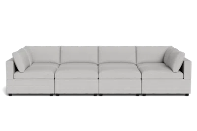 Albany Park Kova Box Cushion Grand Pit In Gray