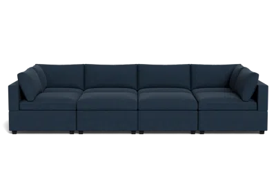 Albany Park Kova Box Cushion Grand Pit In Blue