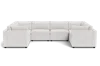 Albany Park Kova Box Cushion Grand U-shape In White