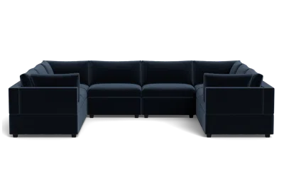 Albany Park Kova Box Cushion Grand U-shape In Blue