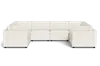 Albany Park Kova Box Cushion Grand U-shape In White