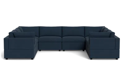 Albany Park Kova Box Cushion Grand U-shape In Blue