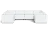 Albany Park Kova Box Cushion Grand U-shape In White
