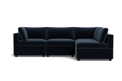 Albany Park Kova Box Cushion L-shape In Blue