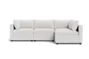 Albany Park Kova Box Cushion L-shape In White