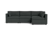 Albany Park Kova Box Cushion L-shape In Gray