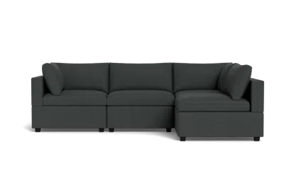 Albany Park Kova Box Cushion L-shape In Gray