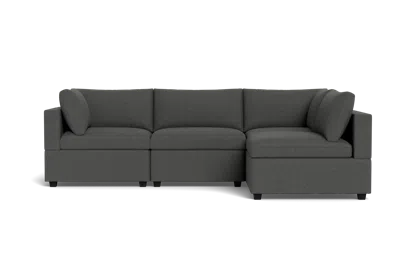 Albany Park Kova Box Cushion L-shape In Gray