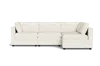 Albany Park Kova Box Cushion L-shape In White