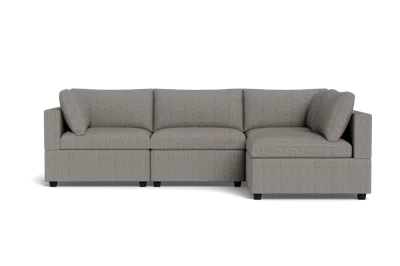 Albany Park Kova Box Cushion L-shape In Gray