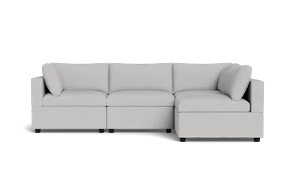 Albany Park Kova Box Cushion L-shape In Gray