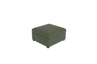 Albany Park Kova Box Cushion Ottoman In Green