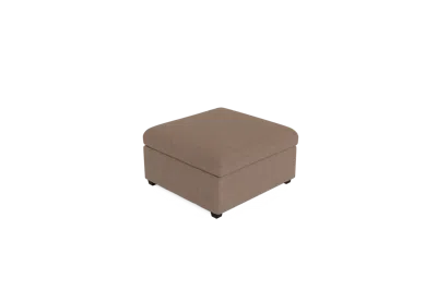 Albany Park Kova Box Cushion Ottoman In Brown