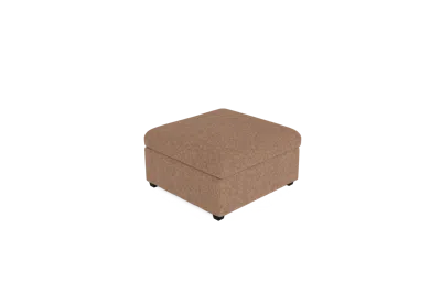 Albany Park Kova Box Cushion Ottoman In Brown