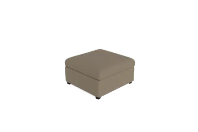 Albany Park Kova Box Cushion Ottoman In Gray