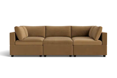 Albany Park Kova Box Cushion Pit In Brown