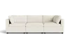 Albany Park Kova Box Cushion Pit In White