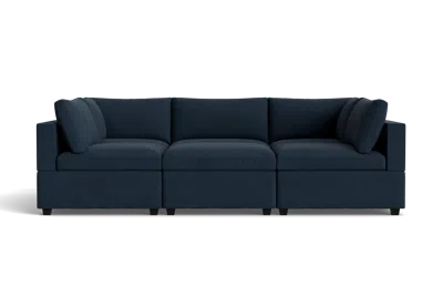 Albany Park Kova Box Cushion Pit In Blue