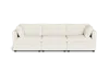 Albany Park Kova Box Cushion Sofa 122" In White