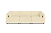Albany Park Kova Box Cushion Sofa 122" In Neutral