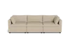 Albany Park Kova Box Cushion Sofa 122" In Neutral