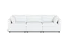 Albany Park Kova Box Cushion Sofa 122" In White