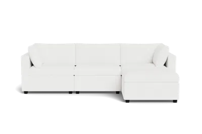 ALBANY PARK Kova Box Cushion Sofa 122" + Ottoman
