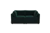 Albany Park Kova Box Cushion Sofa 86" In Green
