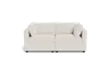Albany Park Kova Box Cushion Sofa 86" In White