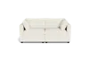 Albany Park Kova Box Cushion Sofa 86" In White