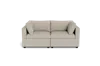 Albany Park Kova Box Cushion Sofa 86" In White