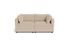 Albany Park Kova Box Cushion Sofa 86" In Neutral