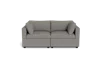 Albany Park Kova Box Cushion Sofa 86" In Gray